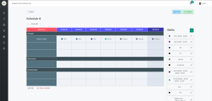 F&B Checkmate schedule